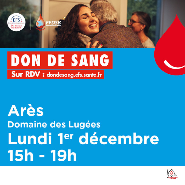 Collecte de sang Arès